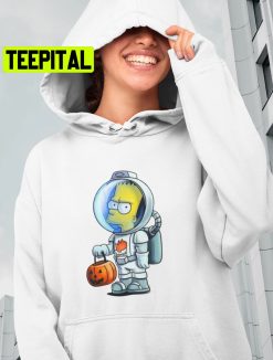 Bart Simpson Astronaut Halloween Trending Unisex Shirt