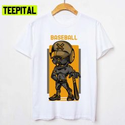 Baseball Cool Yellow Pull Dog Unisex T-Shirt