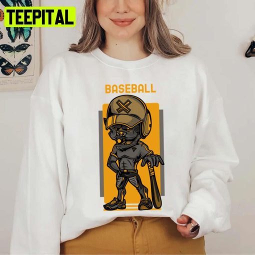 Baseball Cool Yellow Pull Dog Unisex T-Shirt