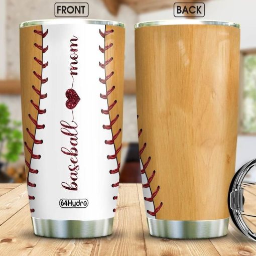 Baseball Mom Stainless Steel Cup