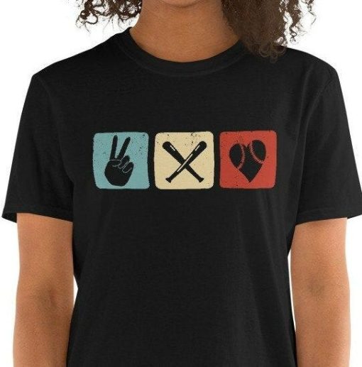 Baseball Peace Love Shirt