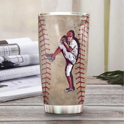 Baseball Pitcher Stainless Steel Cup