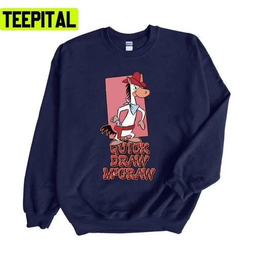 Basic Novelty Draw Retro Quick Draw Mcgraw Unisex Sweatshirt