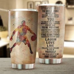 Basketball Today Is A Good Day Stainless Steel Cup