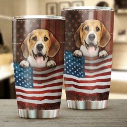 Beagle Dog American Stainless Steel Cup
