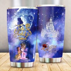 Beauty And The Beast Stainless Steel Cup 20 oz, Colorful
