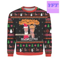 Beavis Butthead Do Xmas Merry 3d Ugly Christmas Sweater