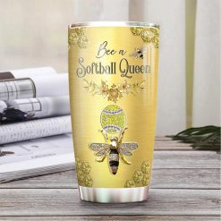 Bee A Softball Queen Stainless Steel Cup