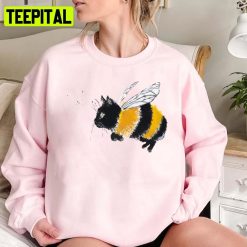 Bee Cat Ruffle Rebeccasalinasart Unisex Sweatshirt