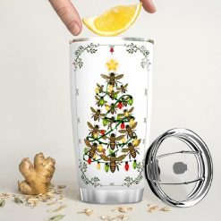 Bee Christmas Stainless Steel Cup