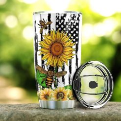 Bee Hippie Stainless Steel Cup
