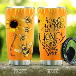 Bee Sunflower Stainless Steel Cup