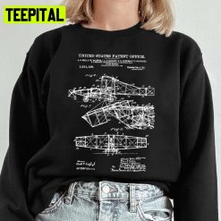 Bell Flying Machine 1911 Patent Print Aviation Alexander Graham Bell Unisex Sweatshirt