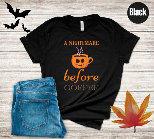 Bella Canvas Coffee Lovers Halloween Shirt