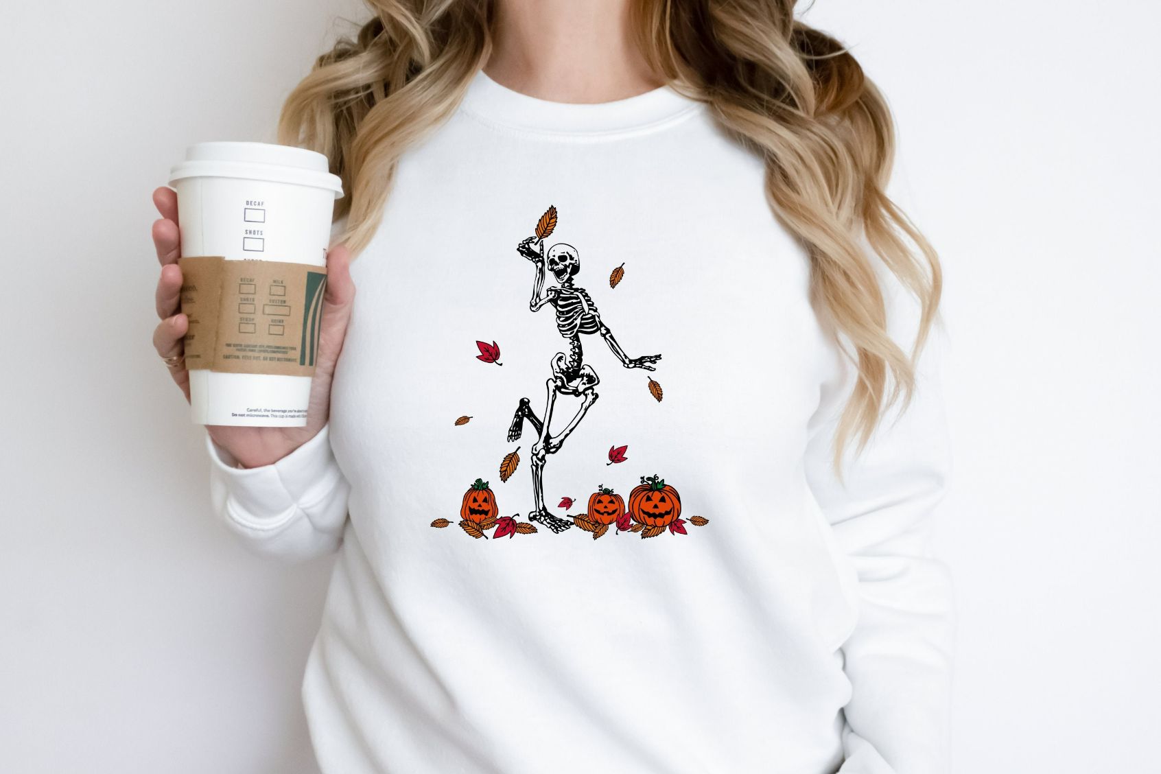 Bella Canvas Dancing Skeleton Sweatshirt