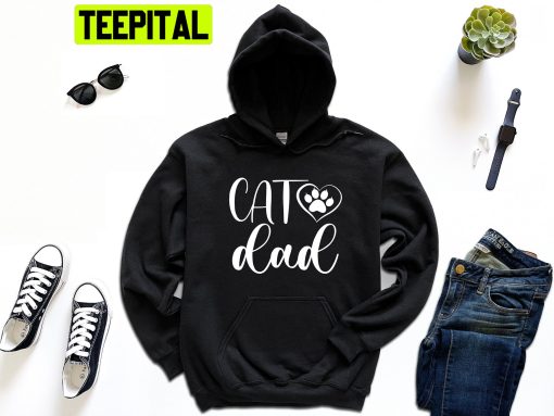 Best Cat Dad Ever Trending Unisex Hoodie