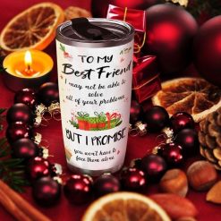 Best Friend In Christmas Stainless Steel Cup