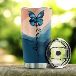 Bible Butterfly Stainless Steel Cup