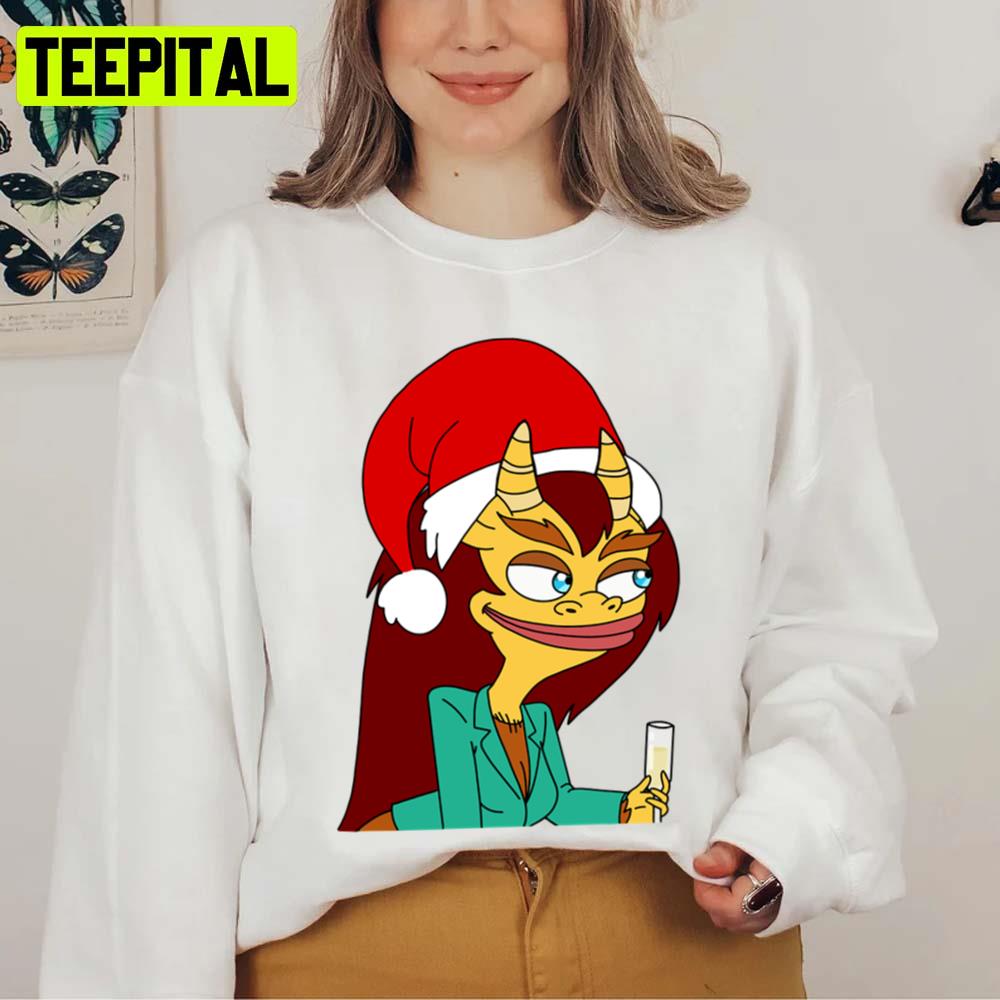 Big Mouth Connie Hormone Monster Christmas Edition Unisex Sweatshirt