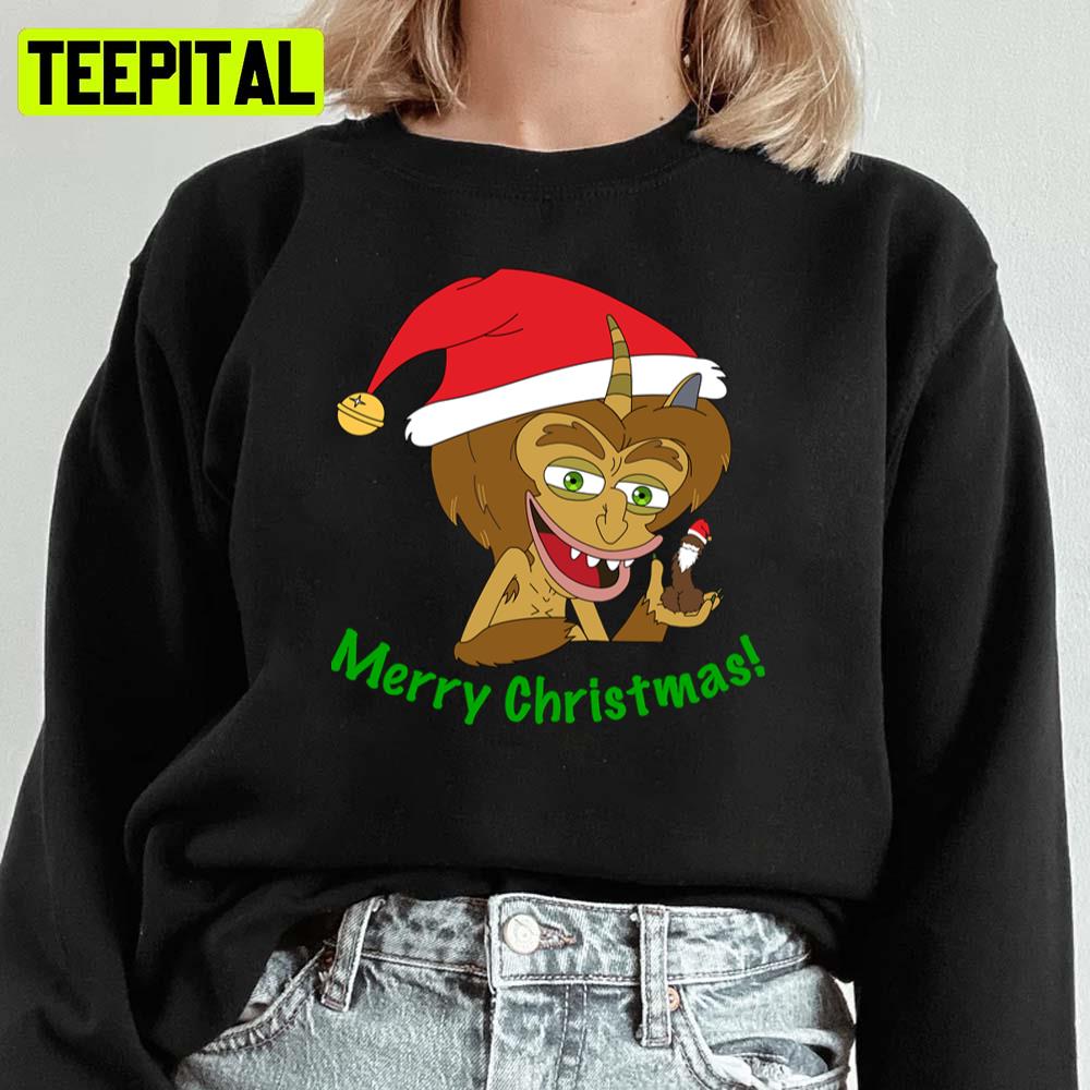 Big Mouth Merry Christmas Hormone Monster Unisex Sweatshirt