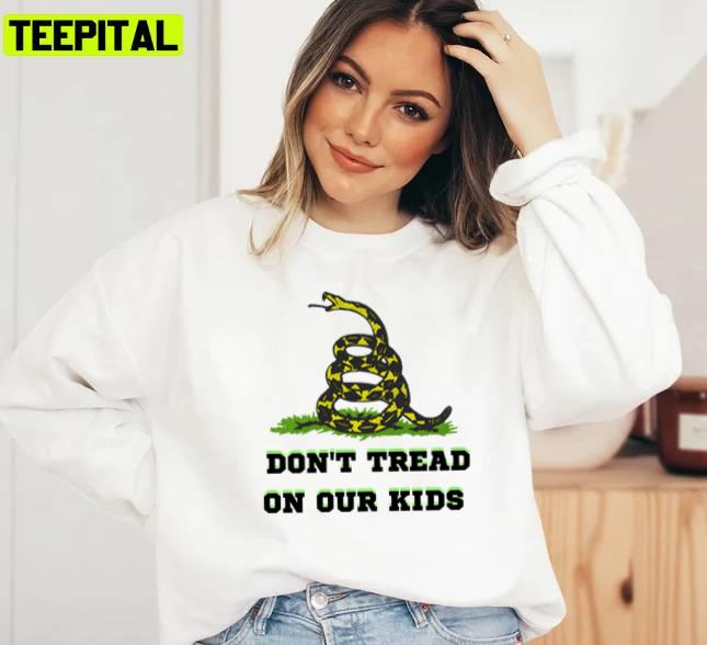 Big Snake Symbol Brittany Aldean Don't Tread On Our Kids Unisex Sweatshirt