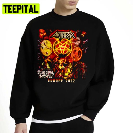 Bintang2 Europe 2022 Tour Anthrax Unisex Sweatshirt