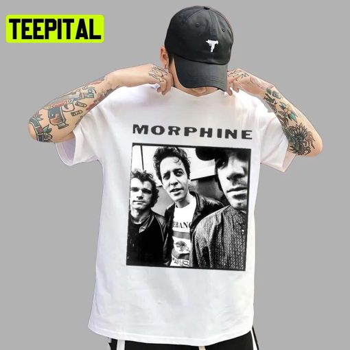 Black And White Art Morphine Rock Band Unisex T-Shirt