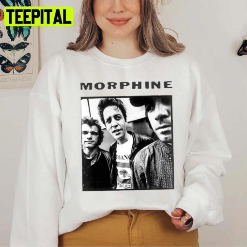 Black And White Art Morphine Rock Band Unisex T-Shirt