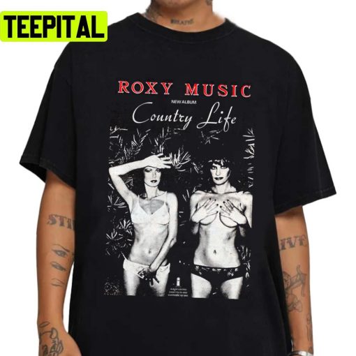 Black And White Art Roxy New Album Country Life Unisex Sweatshirt