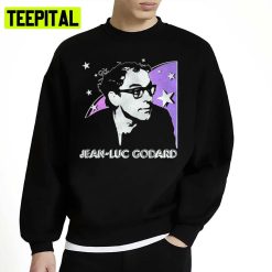 Black And White Design Jeanluc Godard Unisex Sweatshirt