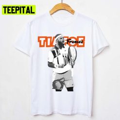 Black And White Portrait Frances Tiafoe Unisex T-Shirt