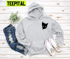 Black Cat Head Trending Unisex Hoodie