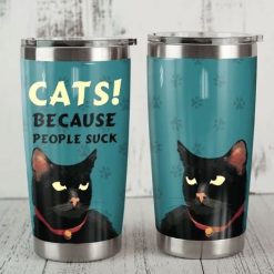 Black Cat Stainless Steel Cup