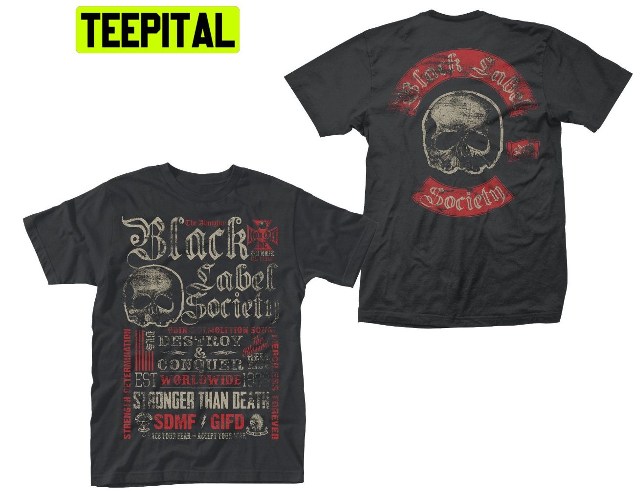 Black Label Society Stronger Than Death Rock Trending Unisex Shirt