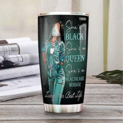 Black Nurse Stainless Steel Cup