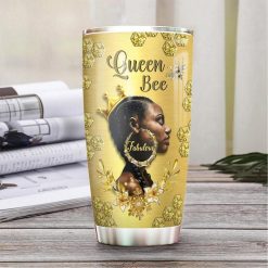 Black Queen Bee Stainless Steel Cup