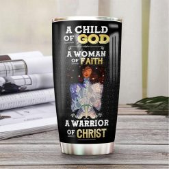 Black Women Faith Stainless Steel Cup