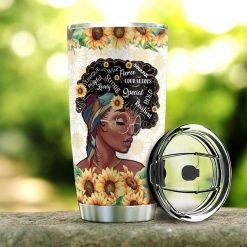Black Women Stainless Steel Cup