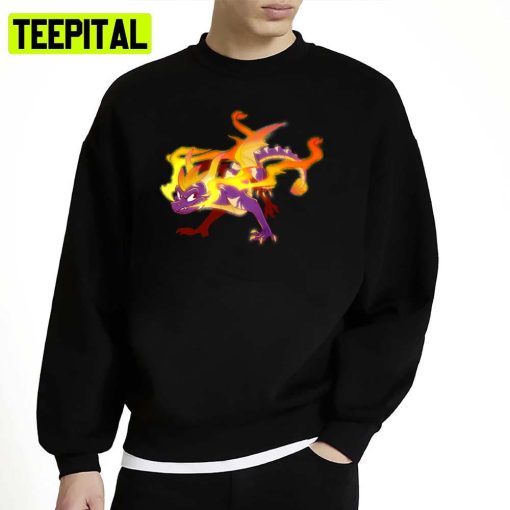 Blazing Through Game Spyro Reignited Trilogy Unisex Sweatshirt