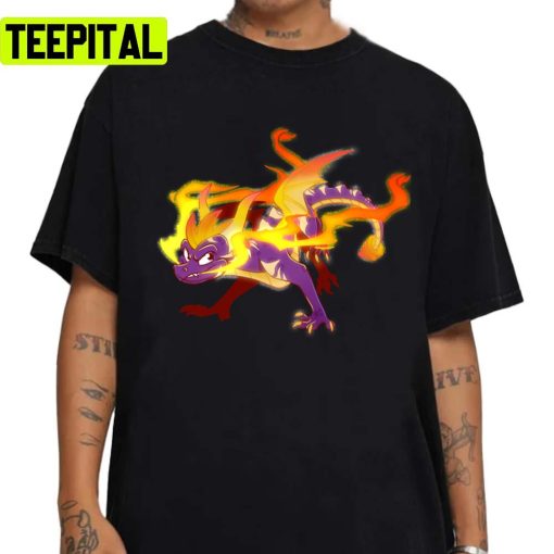 Blazing Through Game Spyro Reignited Trilogy Unisex Sweatshirt