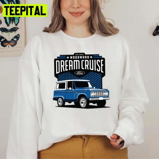 Blue Art Ford Car The Woodward Dream Cruise Unisex T-Shirt