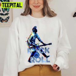 Blue Art Rock And Roll Rockabilly Unisex Sweatshirt