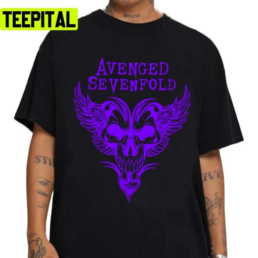 Blue Neon Art Avenged Sevenfold Band Unisex Sweatshirt