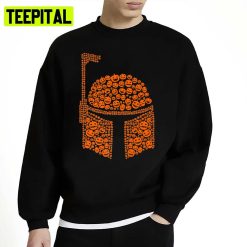 Bob Big Face Spooky Star Wars Halloween Illustration Unisex Sweatshirt