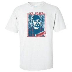 Bobby Singer – Ya Idjit – Supernatural Ghost Hunter Custom Illustration Tribute  Tee Shirt