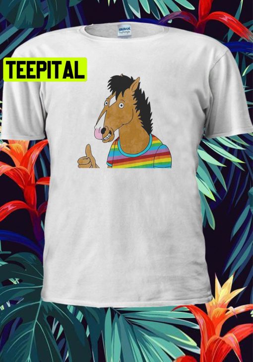 Bojack Horseman Rainbow Trending Unisex Shirt