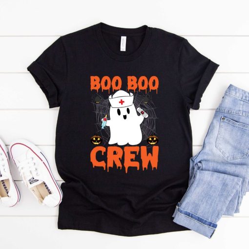 Boo Boo Crew Halloween Nurse Shirt