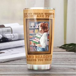 Book Lovers Dream World Stainless Steel Cup