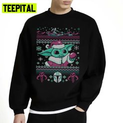 Bountiful Christmas Star Wars Baby Yoda Ugly Unisex Sweatshirt