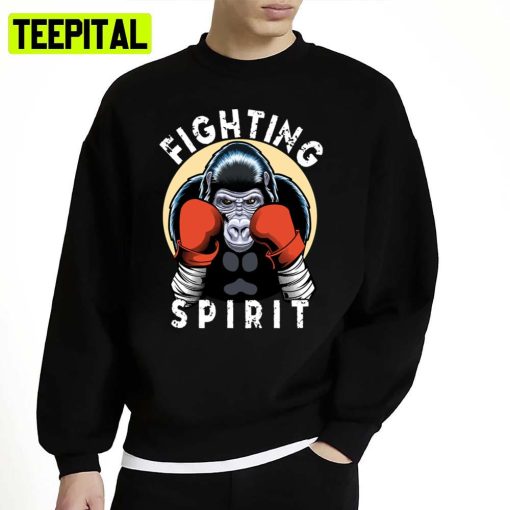 Boxing Gorilla Fighting Spirit Unisex Sweatshirt